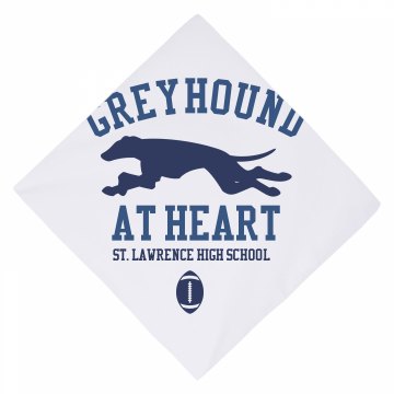 Greyhound At Heart Dog Bandana