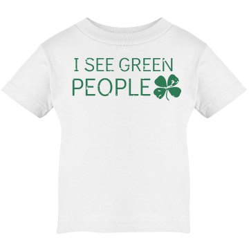 I See Green People Infant Infant Rabbit Skins Lap Shoulder Tee