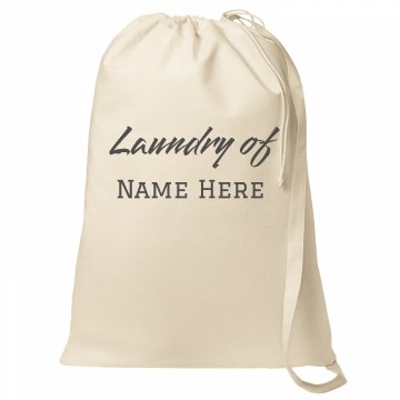 Paige's Laundry Port Authority Laundry Bag