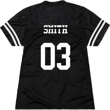 I Love My Wildcat w/ Back Junior Fit Augusta Replica Football Jersey