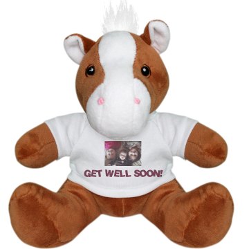 Get Well Soon! Plush Pony