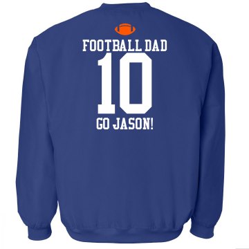 Football Dad w/Back Badger Sport Hook Windshirt