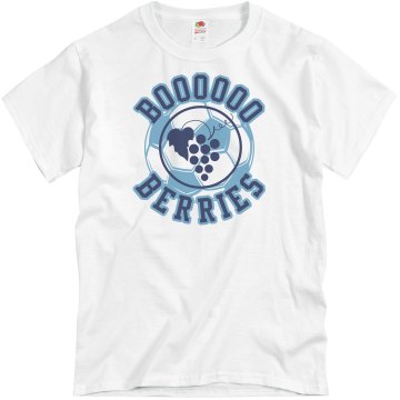 Booo Berries: Soccer Unisex Basic Gildan Heavy Cotton Crew Neck Tee