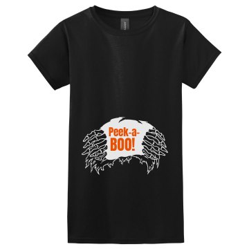 Peek-A-Boo Maternity Misses Relaxed Fit Gildan Ultra Cotton Tee