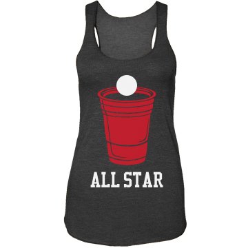 Beer Pong All-Star Case Rubber iPhone 4 & 4S Case Black