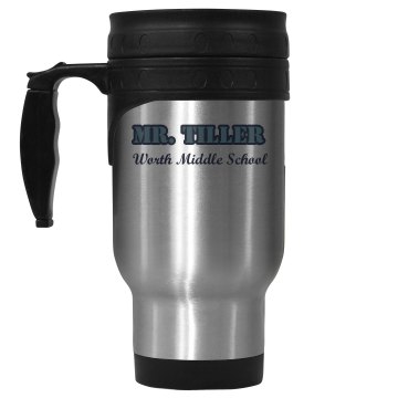 Worth Middle School Mug 14oz Stainless Steel Travel Mug