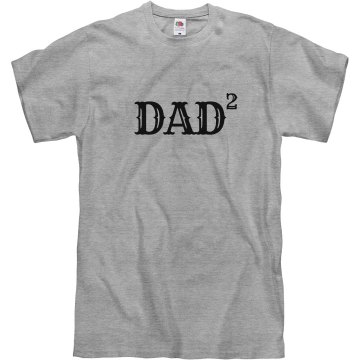 Dad To The Second Unisex Basic Gildan Heavy Cotton Crew Neck Tee