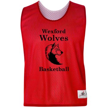 Wolves Basketball Pinnie Badger Sport Lacrosse Reversible Practice Pinnie