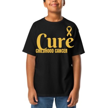 Cure Childhood Cancer Youth Gildan Ultra Cotton Crew Neck Tee