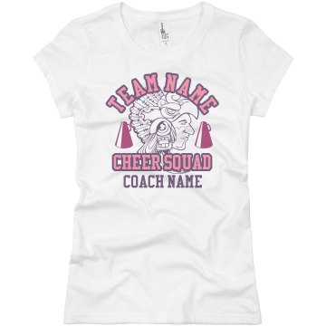 Aztec Cheer Coach Junior Fit Basic Bella Favorite Tee