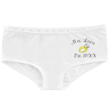 Mrs. Lewis Hot Shorts Bella White Basic Hotshort