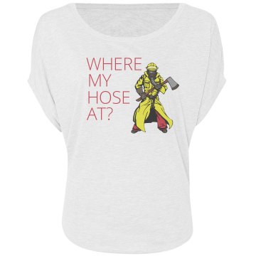 Where My Hose At? Unisex Gildan Heavy Cotton Crew Neck Tee