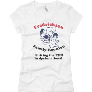 A Fun Family Reunion Junior Fit Basic Bella Favorite Tee