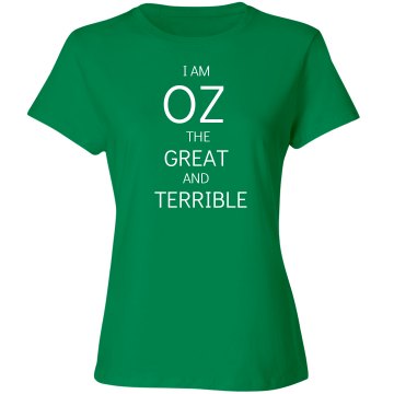 I Am Oz (With Back Print) Unisex Gildan Heavy Cotton Crew Neck Tee