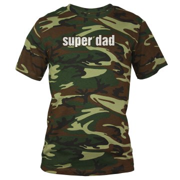 Super Dad Tee Unisex Code V Camouflage Tee