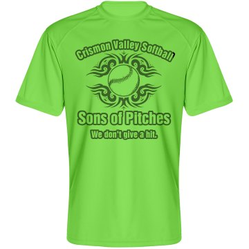 Softball Sons of Pitches Paragon Performance Tee