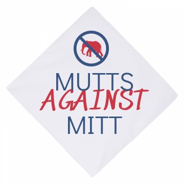 Mutts Against Mitt Dog Bandana
