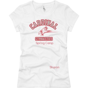 Cardinal Gymnastics Junior Fit Basic Bella Favorite Tee