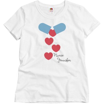 Nurse Jennifer Misses Relaxed Fit Basic Gildan Ultra Cotton Tee