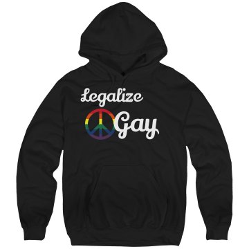 Legalize Gay Hoodie Unisex Hanes Ultimate Cotton Heavyweight Hoodie