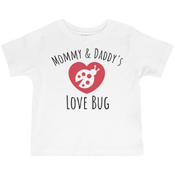 Love Bug Toddler Gildan Ultra Cotton Crew Neck Tee