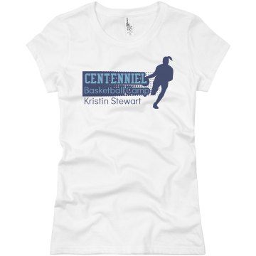 Centenniel Basketball Junior Fit Basic Bella Favorite Tee