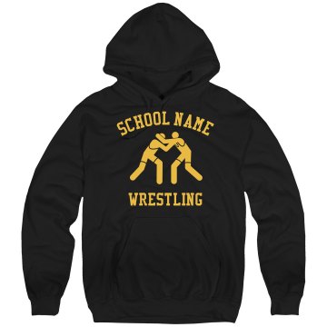 Wrestling Stat Unisex Gildan Heavy Blend Hoodie