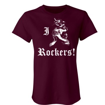 I Love Rockers Junior Fit Bella Sheer Longer Length Rib Tee