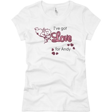 I've Got Love Junior Fit Basic Bella Favorite Tee
