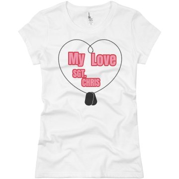 My Love Junior Fit Basic Bella Favorite Tee