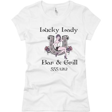 Lucky Lady Junior Fit Basic Bella Favorite Tee