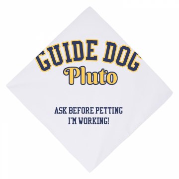 Guide Dog Bandana Dog Bandana