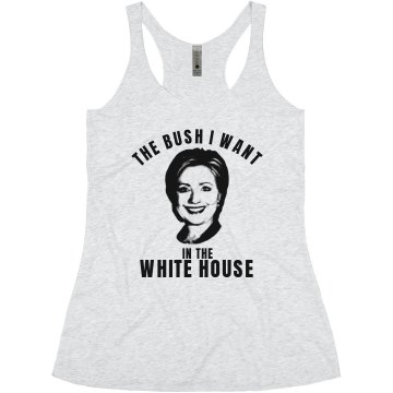 No More Bush Junior Fit Bella 1x1 Rib Ringer Tee