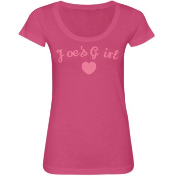 Joe's Girl Junior Fit Bella Sheer Longer Length Rib V-Neck Tee 