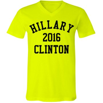 Obama Mama Victory Junior Fit Bella 1x1 Rib Ringer Tee