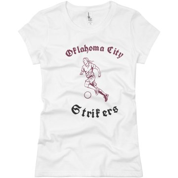 Soccer Team Strikers Junior Fit Basic Bella Favorite Tee