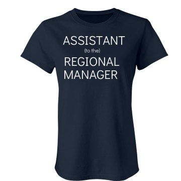 Regional Manager Junior Fit Bella Crewneck Jersey Tee