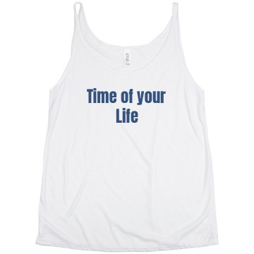 Time of Your Life Junior Fit Bella Crewneck Jersey Tee