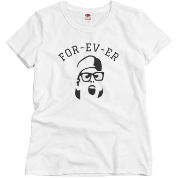 For-ev-er Junior Fit Bella Sheer Longer Length Rib Tee