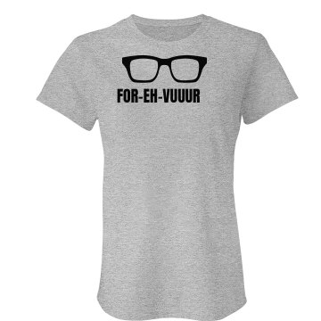 Sandlot Forever Glasses Junior Fit Bella Crewneck Jersey Tee