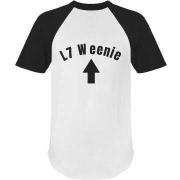 L7 Weenie Unisex Anvil Ringer Tee
