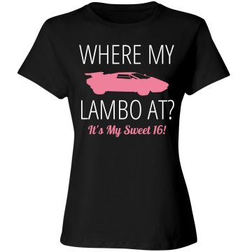 Wheres My Car Junior Fit Bella Sheer Longer Length Scoopneck Tee