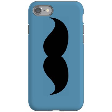 Mustache iPhone Case Rubber iPhone 4 & 4S Case Black