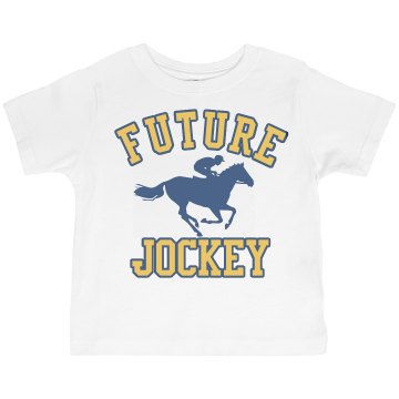 Future Jockey Toddler Basic Gildan Ultra Cotton Crew Neck Tee