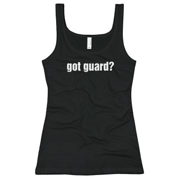 Got Guard? Junior Fit Bella Sheer Longer Length Rib Tank Top