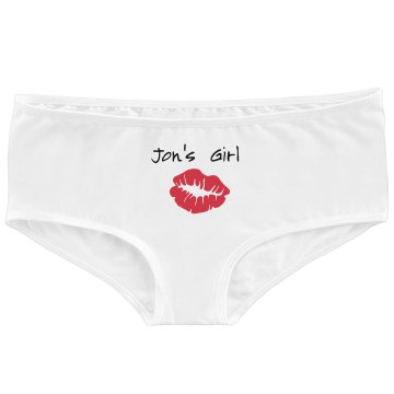 Jon's Girl Bella Contrast Satin Trim Thong