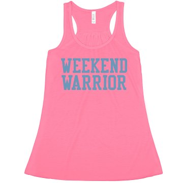 Weekend Warrior Misses American Apparel Neon Oversized Crop Tank