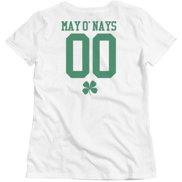 St Patrick's Team w/ Back Misses Relaxed Fit Basic Gildan Ultra Cotton Tee