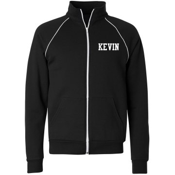 Irish Shield Unisex Canvas Fleece Full Zip Track Jacket
