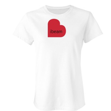 i love beam Junior Fit Bella Sheer Longer Length Rib Tee